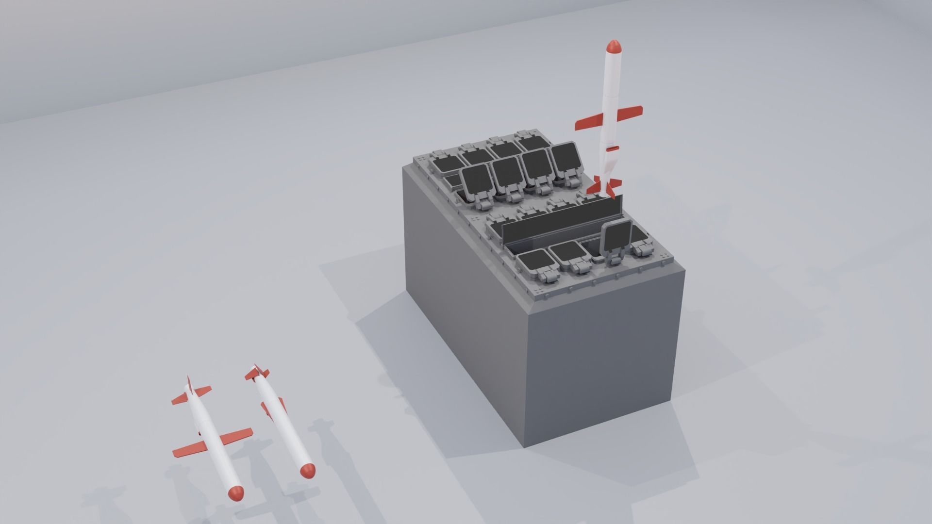  Vertical Launching System BGM 109 Tomahawk 3D model_2