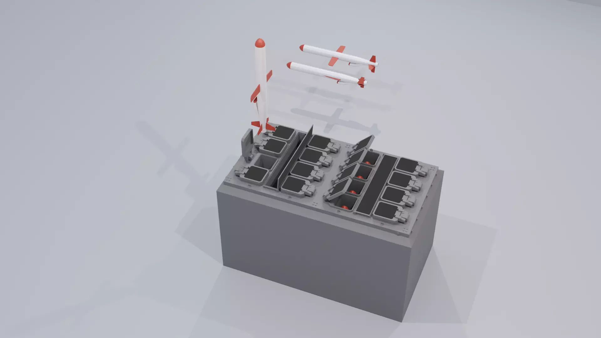  Vertical Launching System BGM 109 Tomahawk 3D model_0