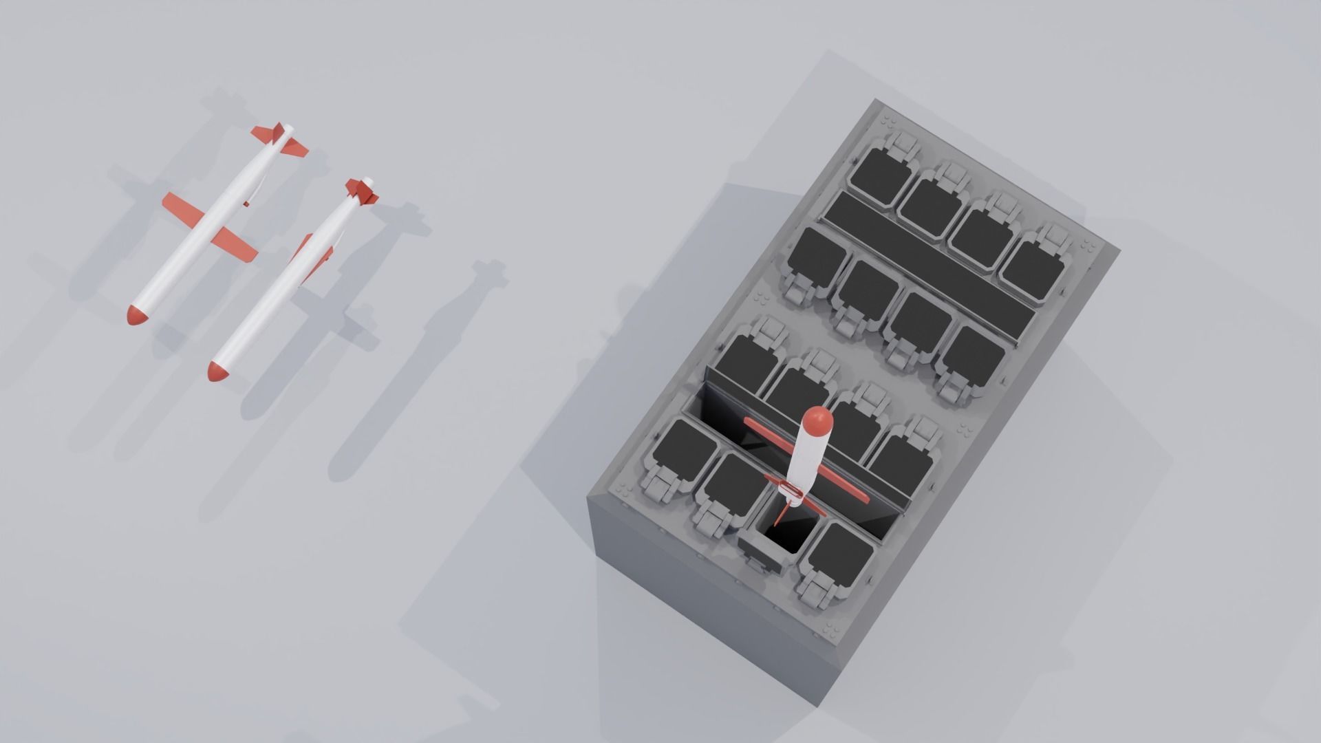 Vertical Launching System BGM 109 Tomahawk 3D model_3