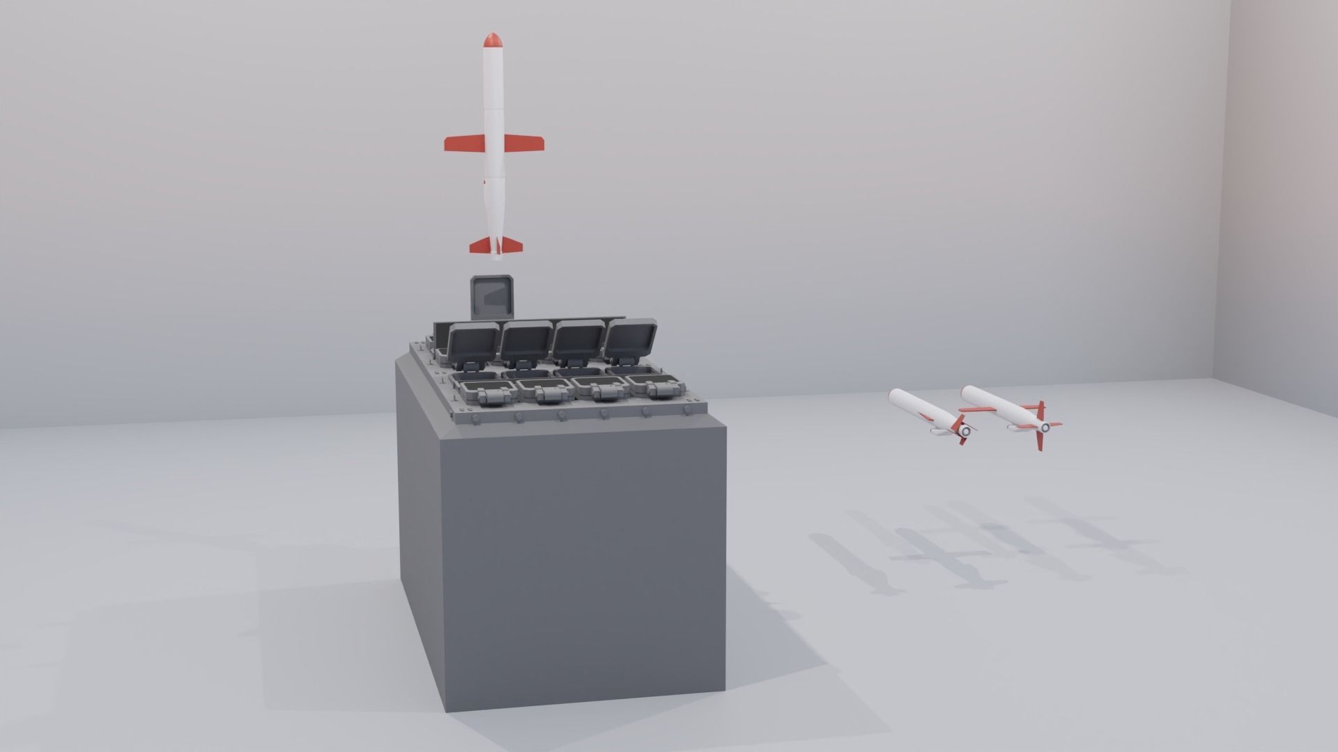  Vertical Launching System BGM 109 Tomahawk 3D model_10