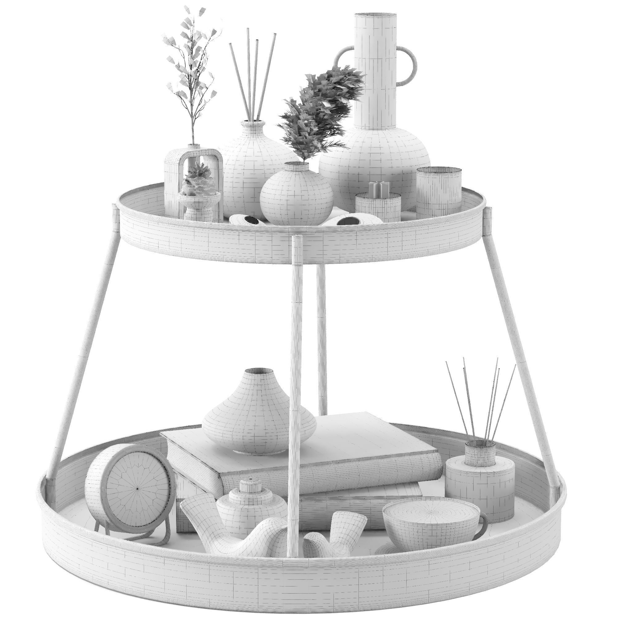 decorative 64 3D model_3