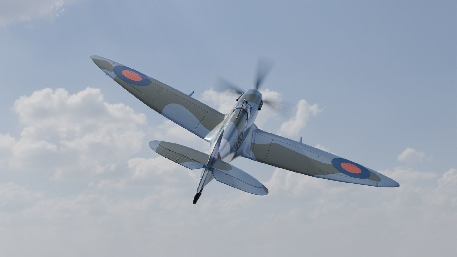 supermarine spitfire  3D model_1
