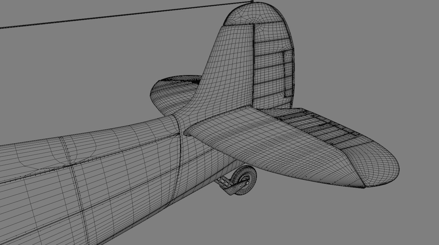 supermarine spitfire  3D model_8
