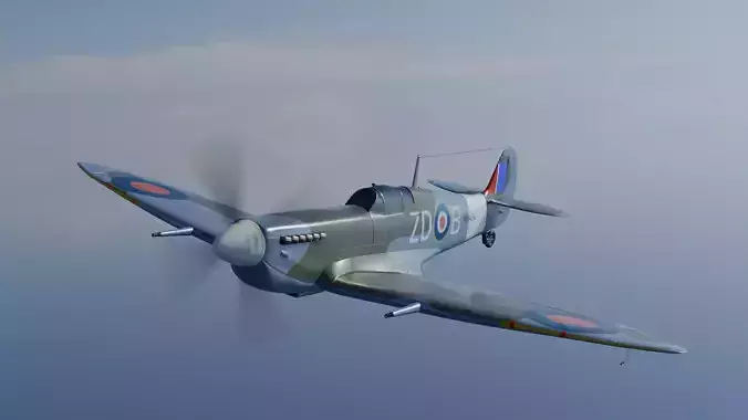 supermarine spitfire  3D model