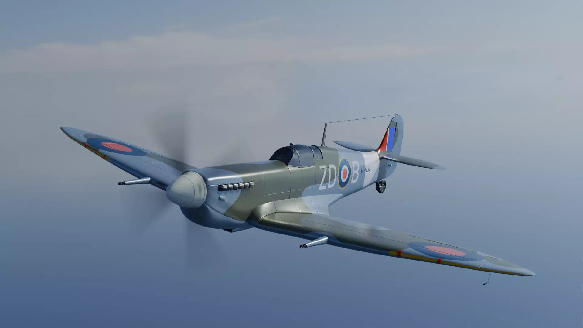 supermarine spitfire  3D model_0