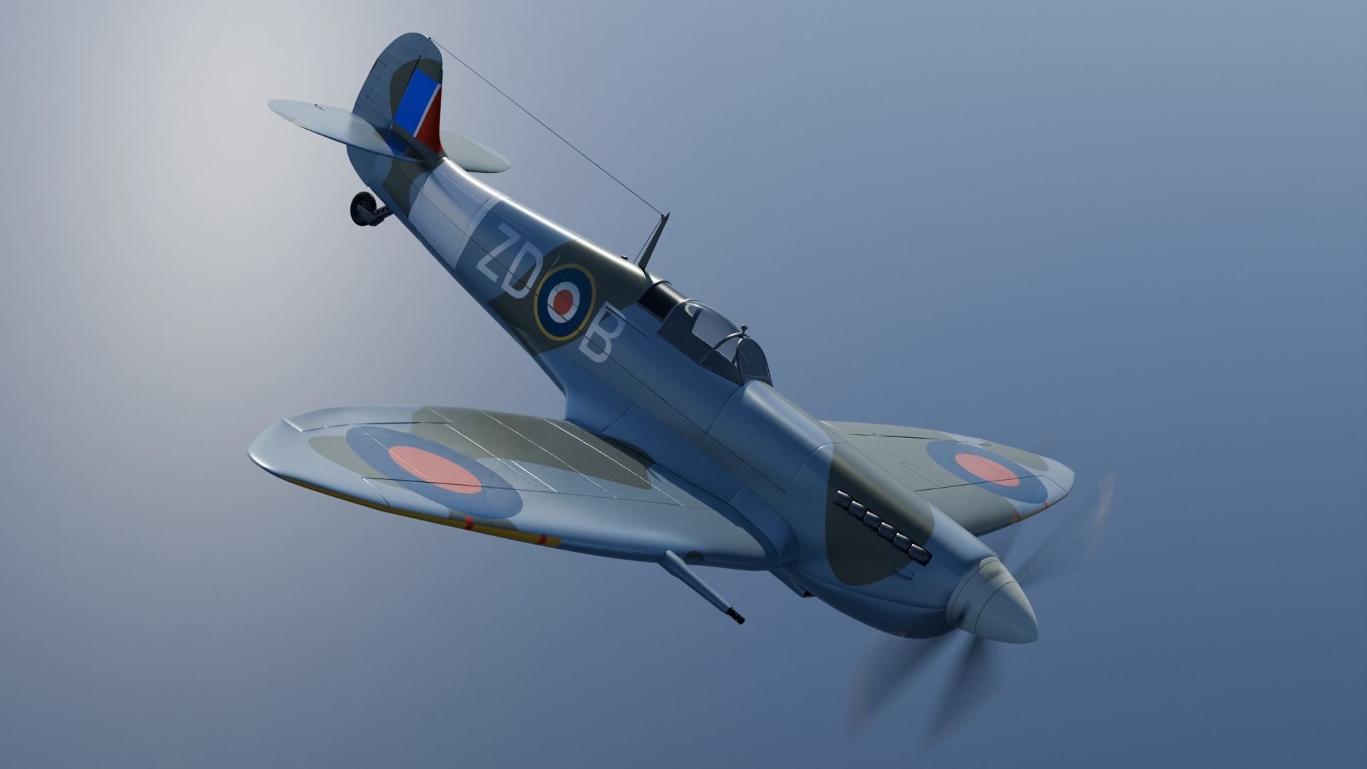 supermarine spitfire  3D model_3