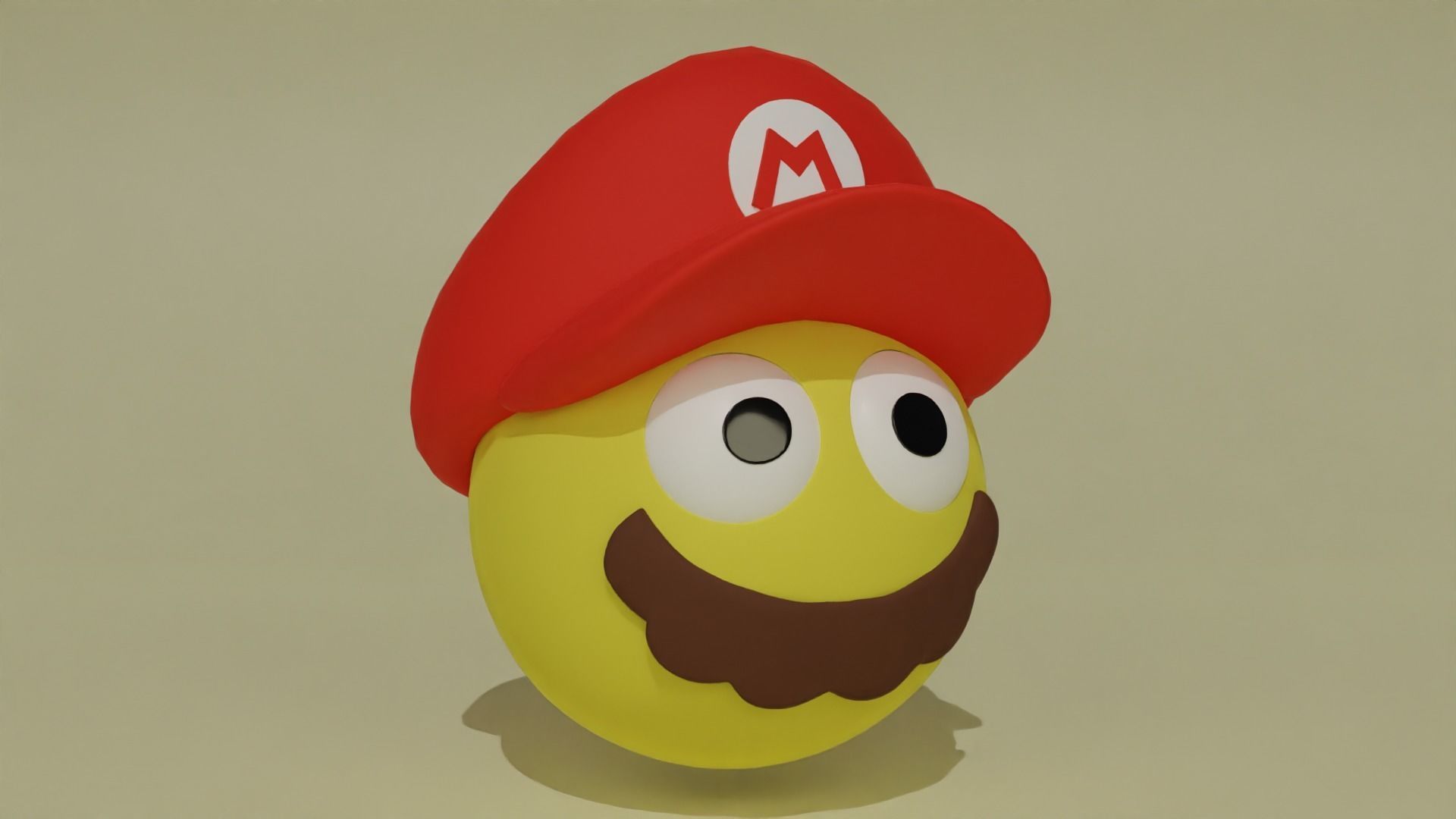 Emoji Mario 3D model_6