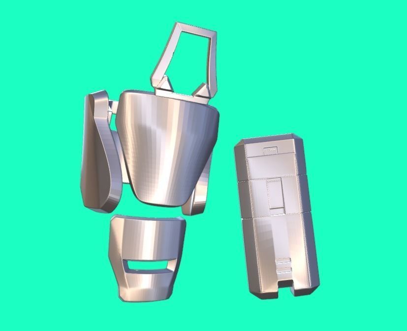 Complete ARMOR HUNTER Cosplay Helmet IRON BANNER DESTINY  3D print model_6