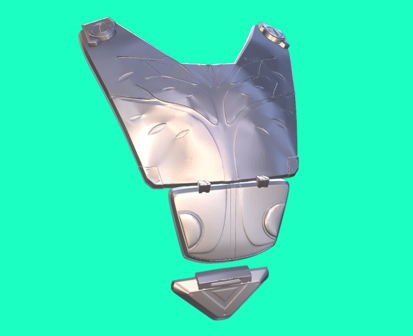 Complete ARMOR HUNTER Cosplay Helmet IRON BANNER DESTINY  3D print model_4