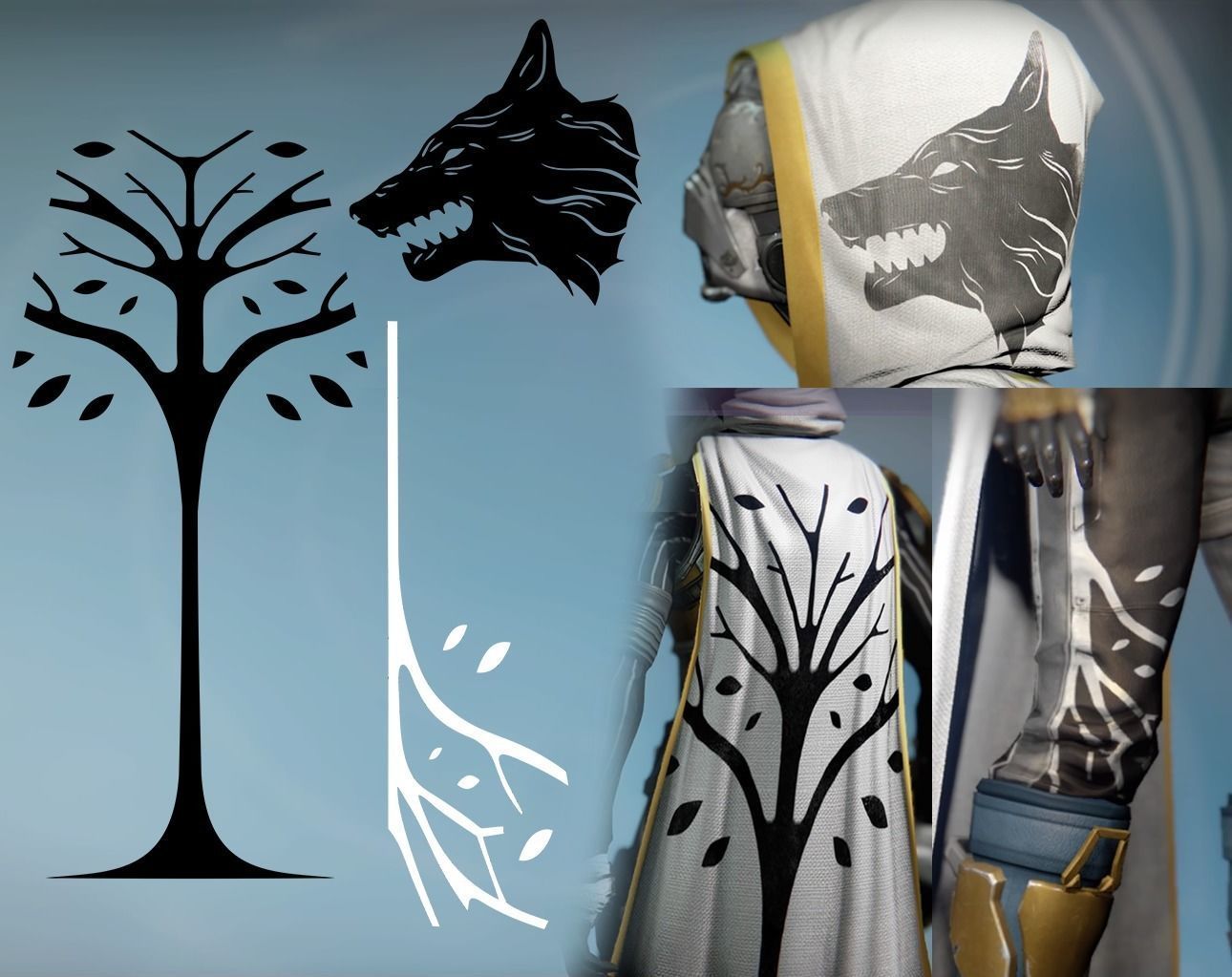 Complete ARMOR HUNTER Cosplay Helmet IRON BANNER DESTINY  3D print model_2