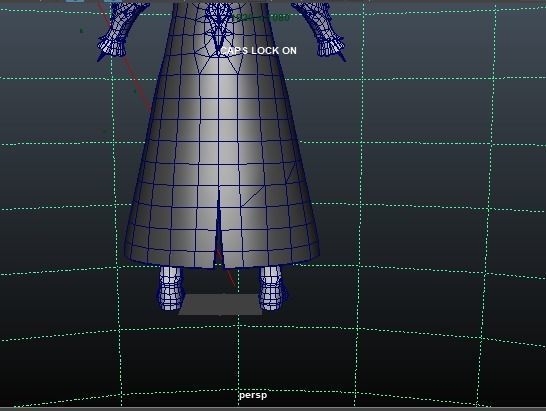 Vampire cloth Black Gabriel Low-poly 3D model_15