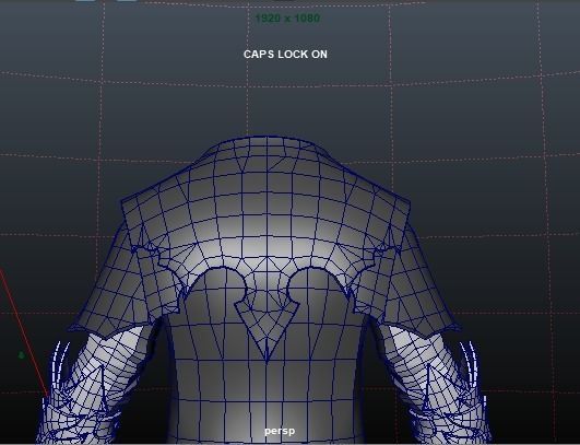 Vampire cloth Black Gabriel Low-poly 3D model_10