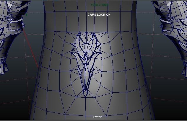 Vampire cloth Black Gabriel Low-poly 3D model_9