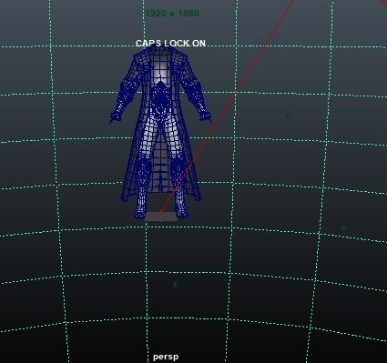 Vampire cloth Black Gabriel Low-poly 3D model_13