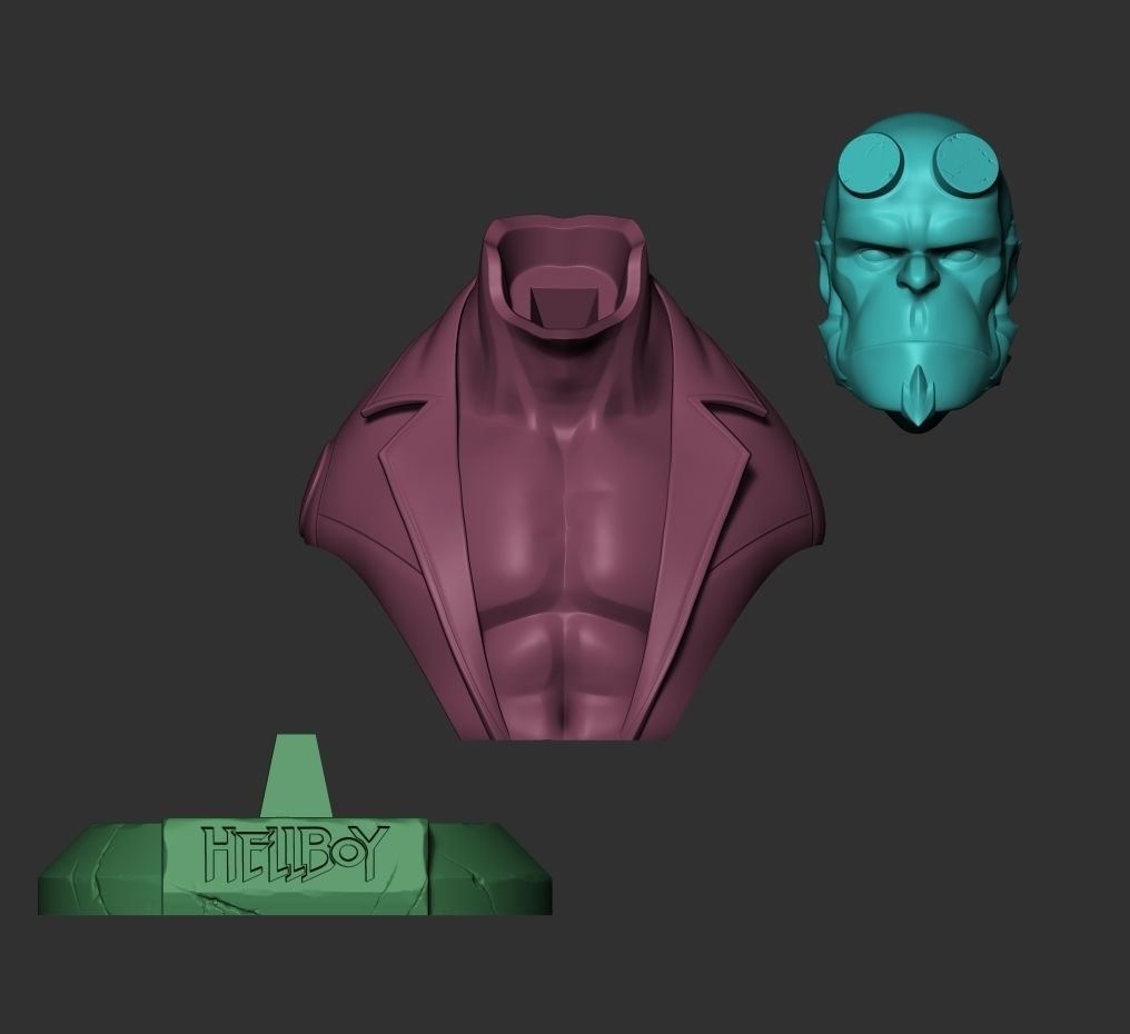 HELLBOY 3D print model_8