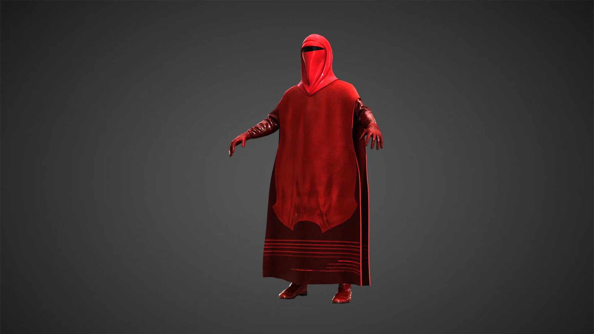Guardian Imperial Soldier Low-poly 3D model_4