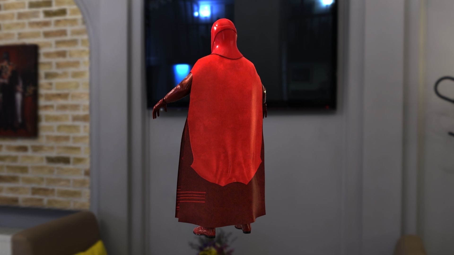 Guardian Imperial Soldier Low-poly 3D model_5