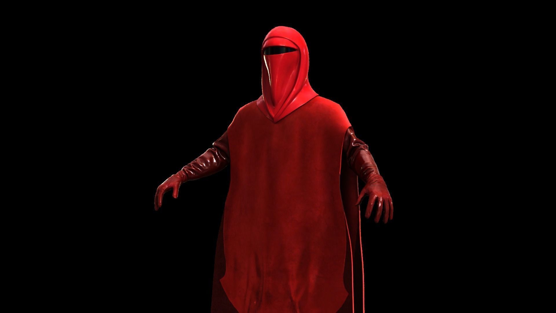 Guardian Imperial Soldier Low-poly 3D model_10