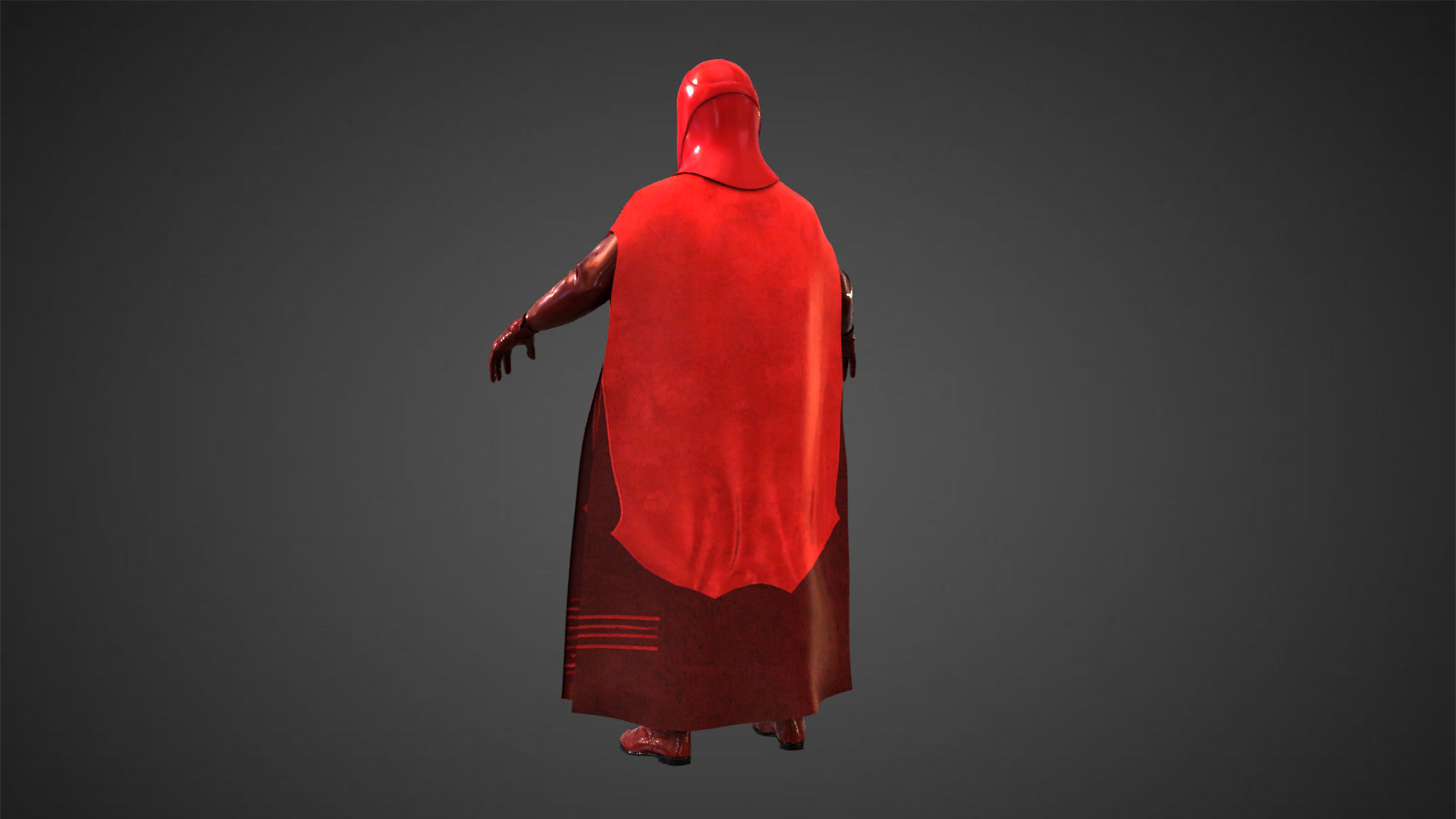 Guardian Imperial Soldier Low-poly 3D model_12