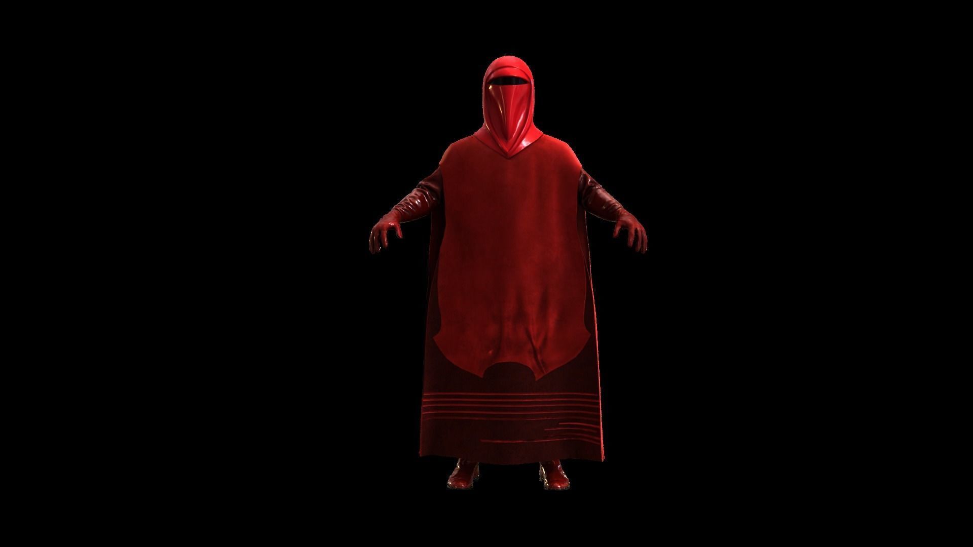 Guardian Imperial Soldier Low-poly 3D model_15