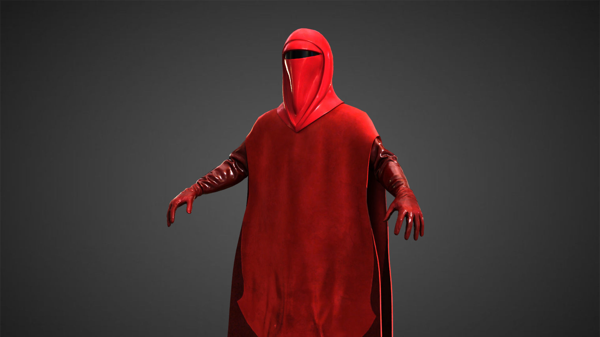 Guardian Imperial Soldier Low-poly 3D model_7