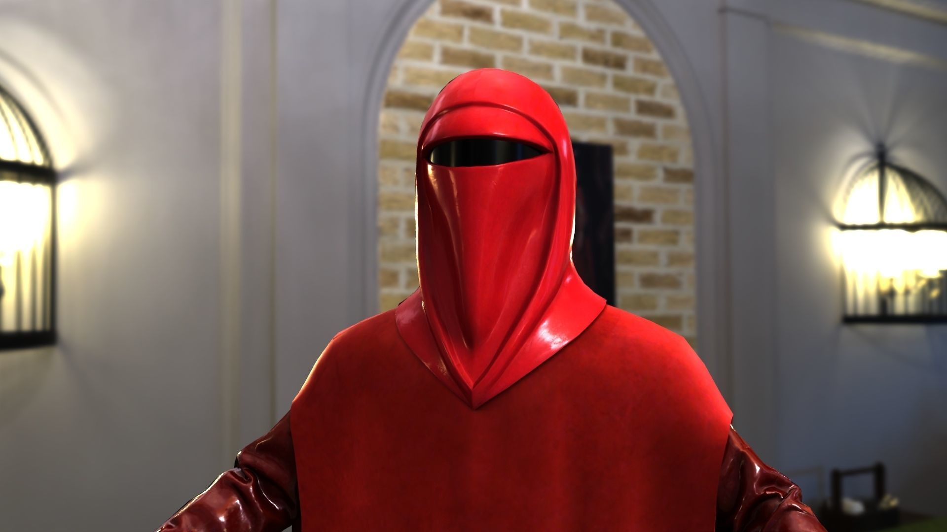 Guardian Imperial Soldier Low-poly 3D model_1