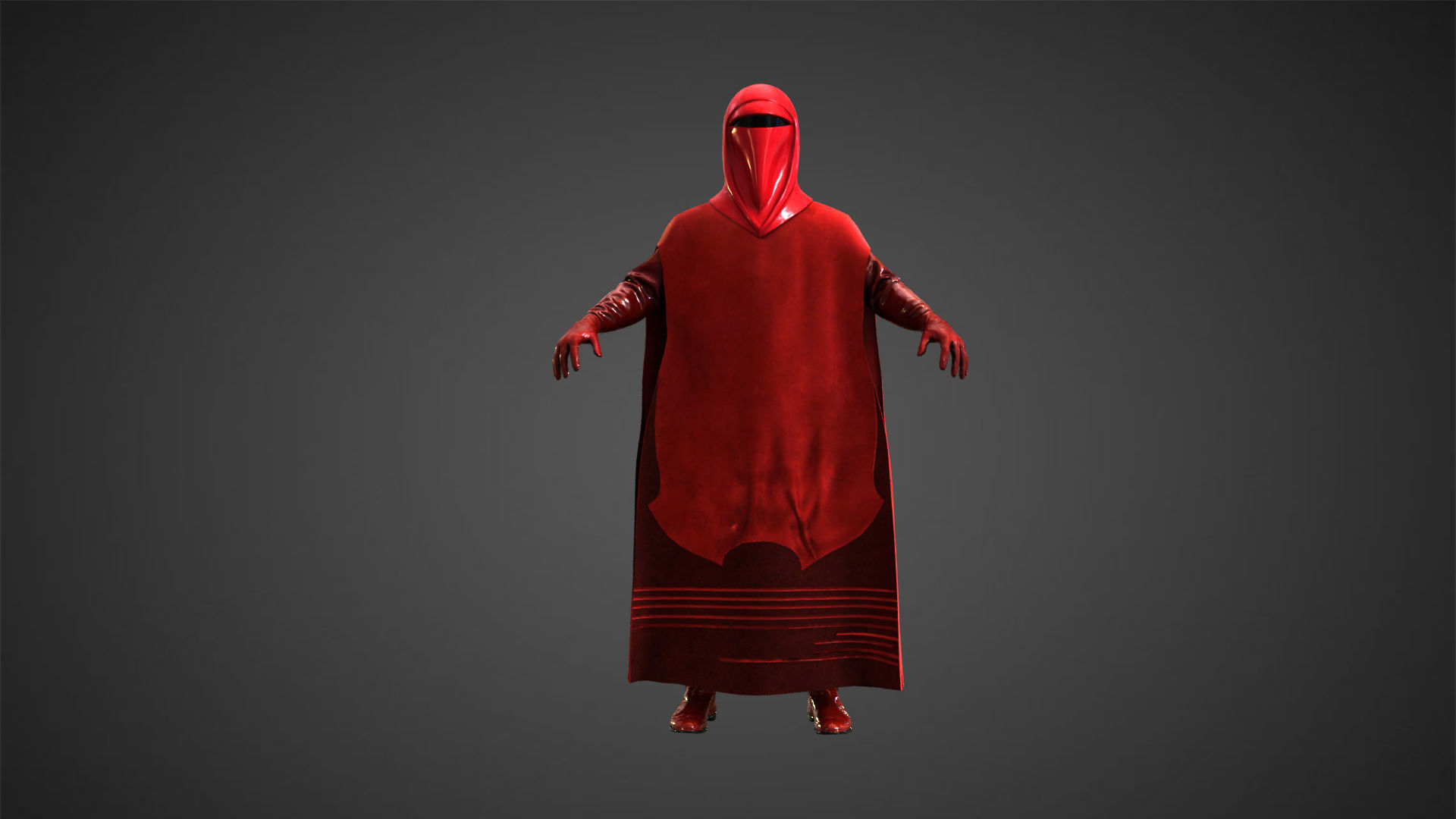 Guardian Imperial Soldier Low-poly 3D model_2