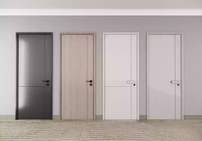 Door Modern bedroom-door-entrance door-wooden door