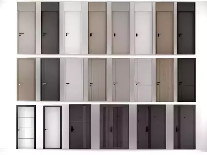 Door Modern bedroom-door-entrance door-wooden door