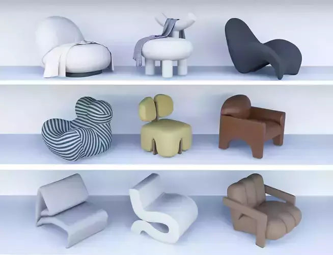 Modern-single-sofa lazy-sofa leisure-sofa art-sofa