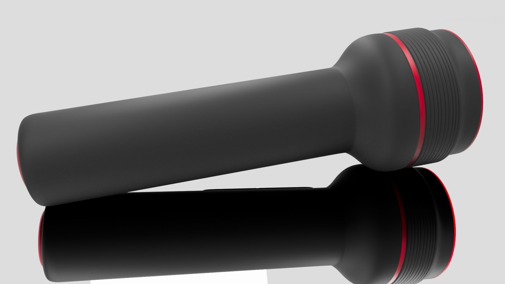 Torch Low-poly 3D model_1