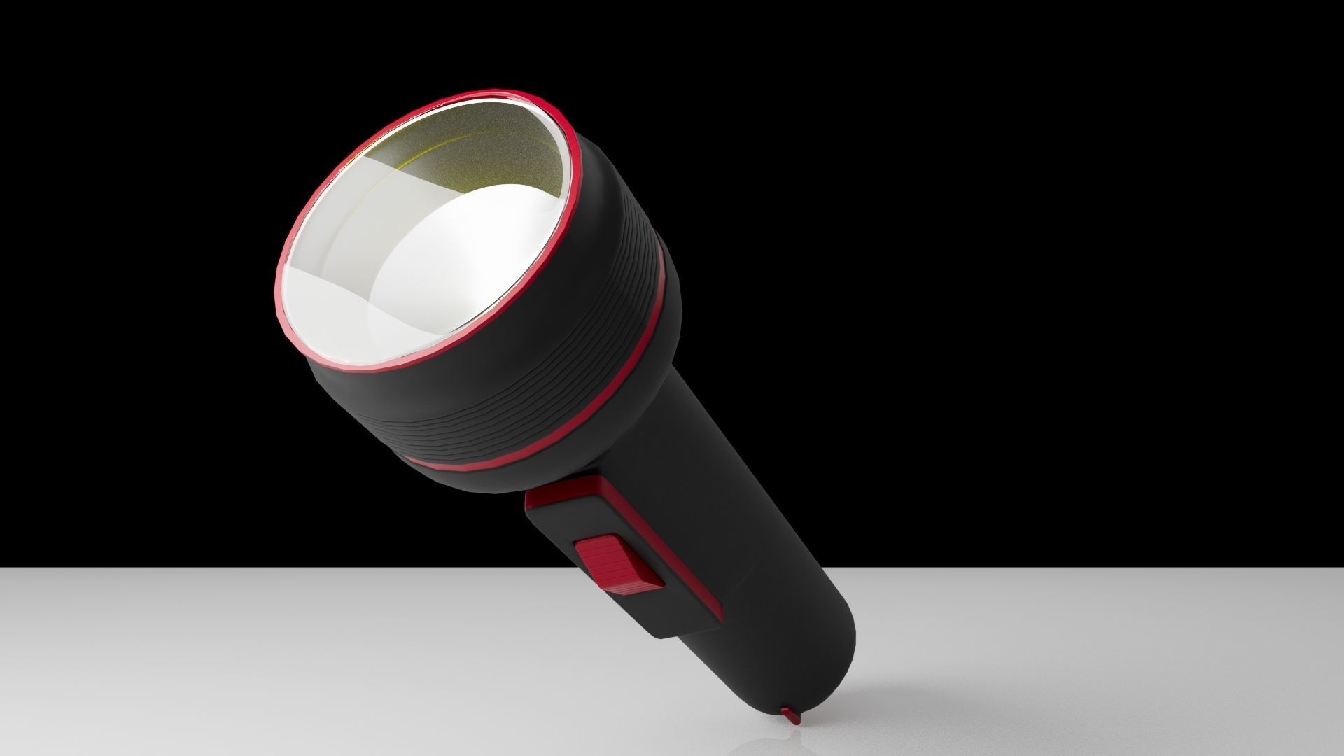 Torch Low-poly 3D model_10