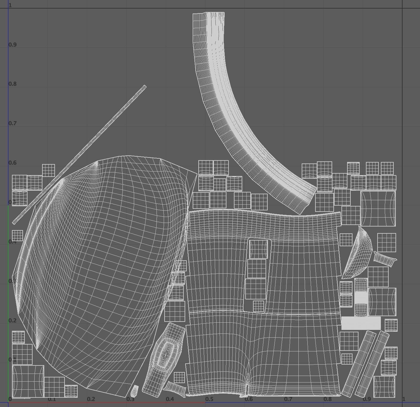 Torch Low-poly 3D model_11