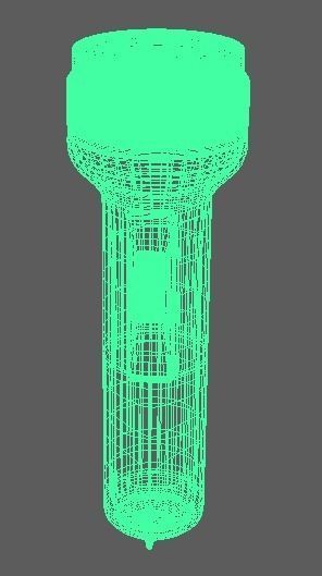 Torch Low-poly 3D model_12