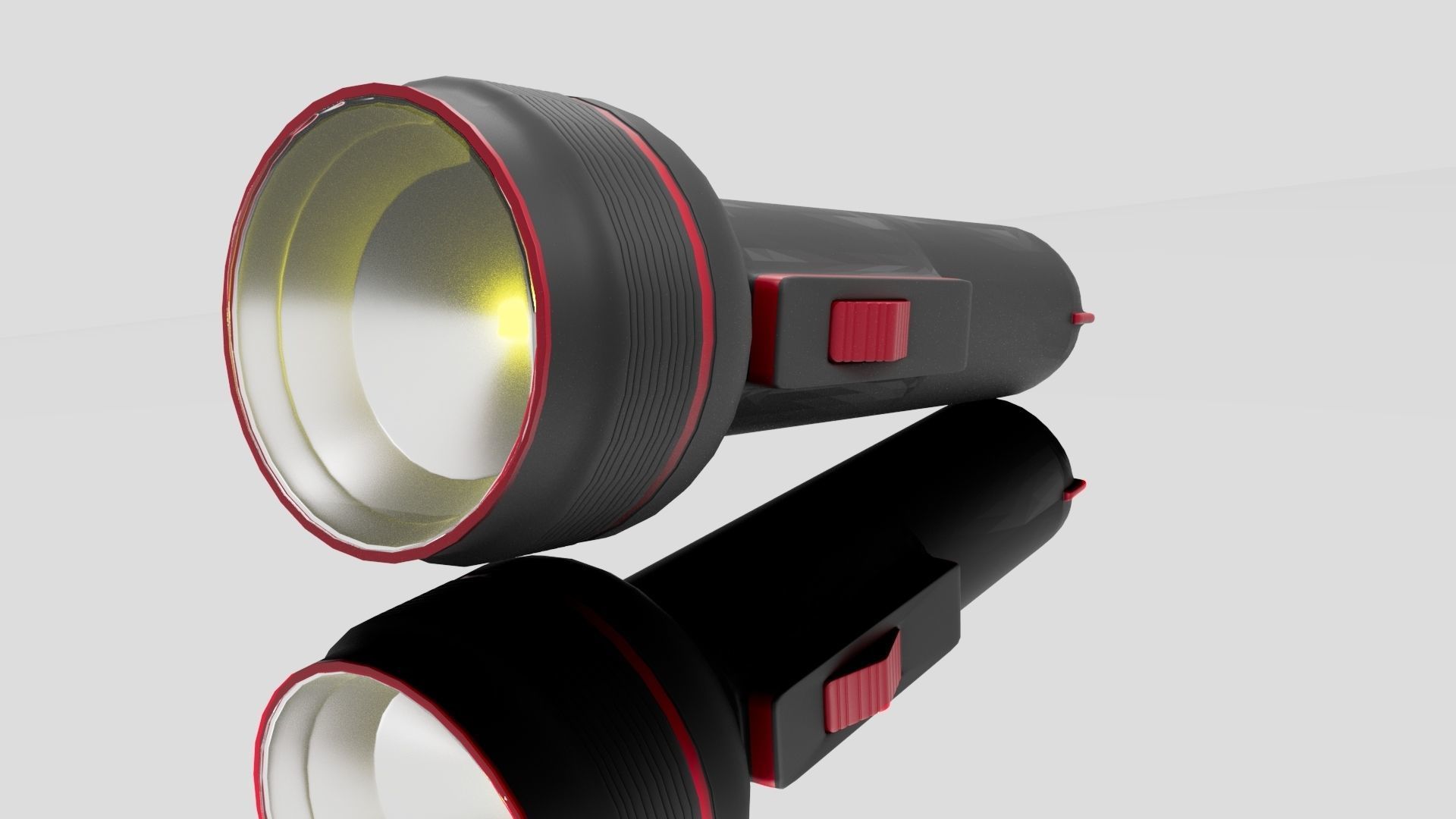 Torch Low-poly 3D model_2