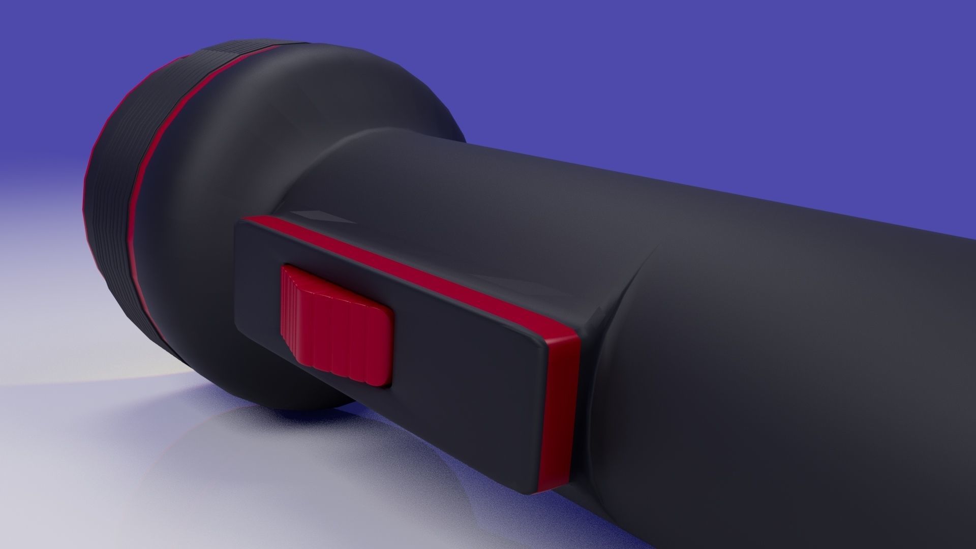 Torch Low-poly 3D model_7