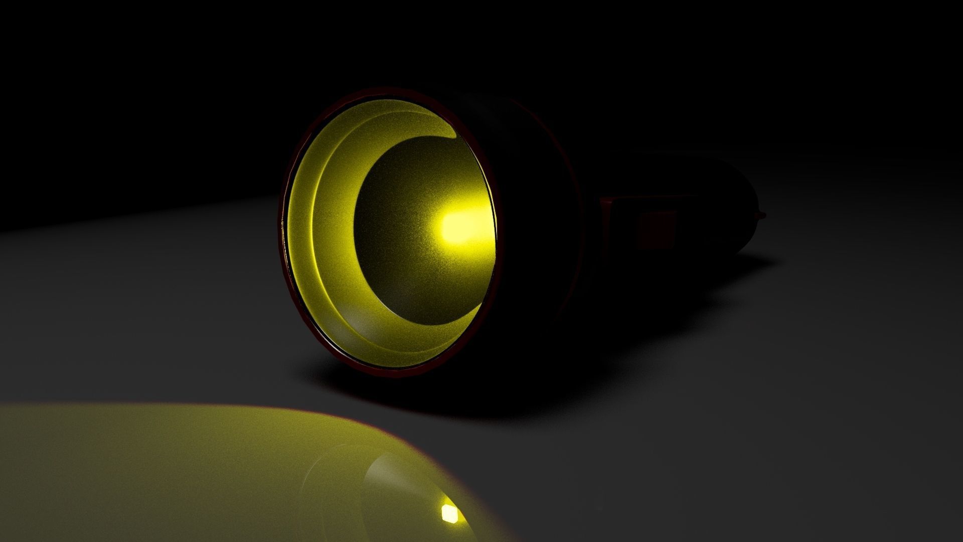 Torch Low-poly 3D model_8