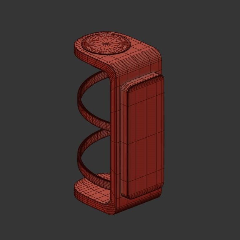 Swirl Integrated LED Outdoor Wall Light 3D model_3