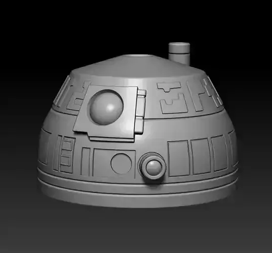 R6-D3 Astromech Droid Head One12 Scale 3d file