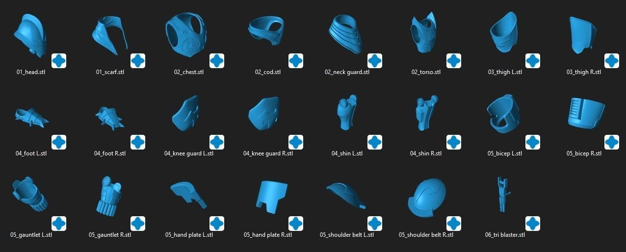 Durge Armor One12 Scale Figure Custom 3D files 3D print model_2