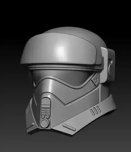 Mountain Trooper Helmet Full Size and One12 Scale STL Bundle