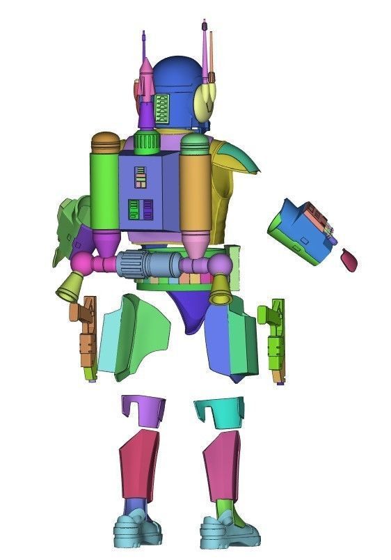 Pre Vizsla Full Size Wearable Armor 3D printing STL Files 3D print model_1