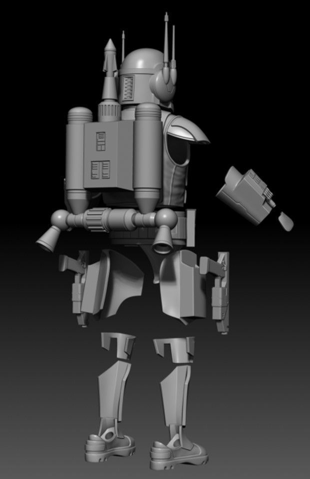 Pre Vizsla Full Size Wearable Armor 3D printing STL Files 3D print model_4