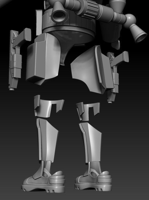 Pre Vizsla Full Size Wearable Armor 3D printing STL Files 3D print model_2