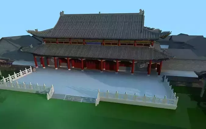 Chinese ancient courtyard  