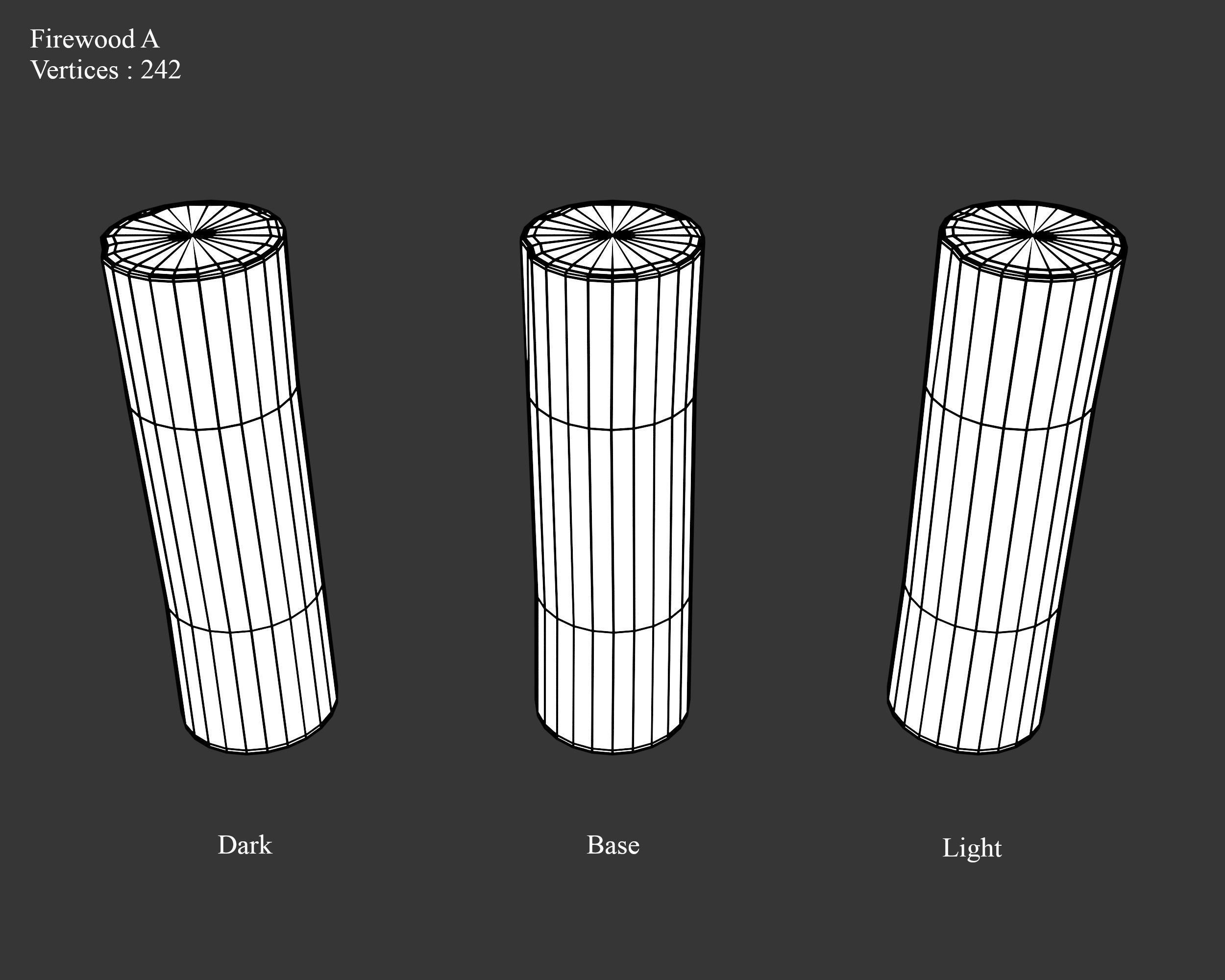 Medieval Collection Camp Fire Wood Set _4
