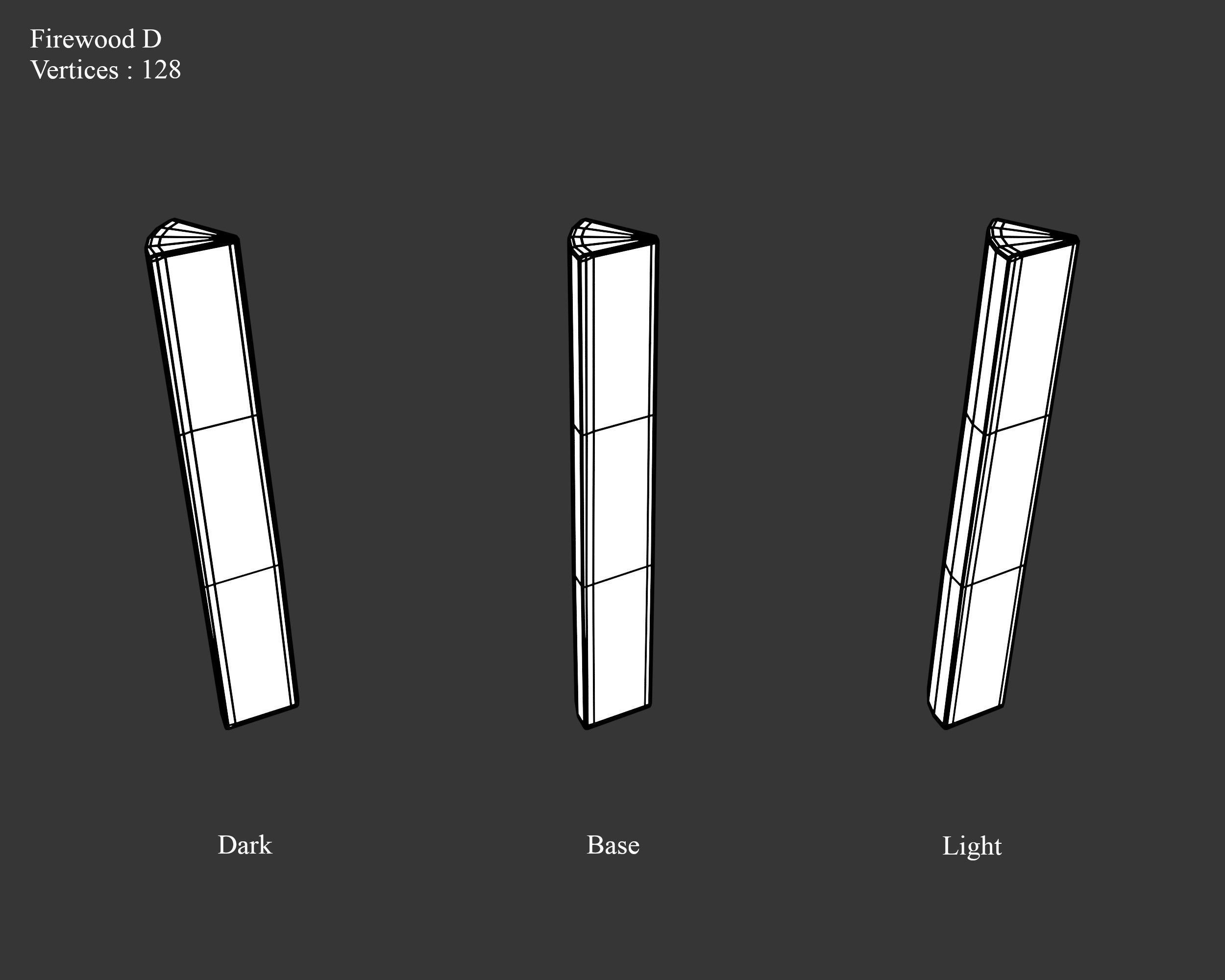 Medieval Collection Camp Fire Wood Set _10