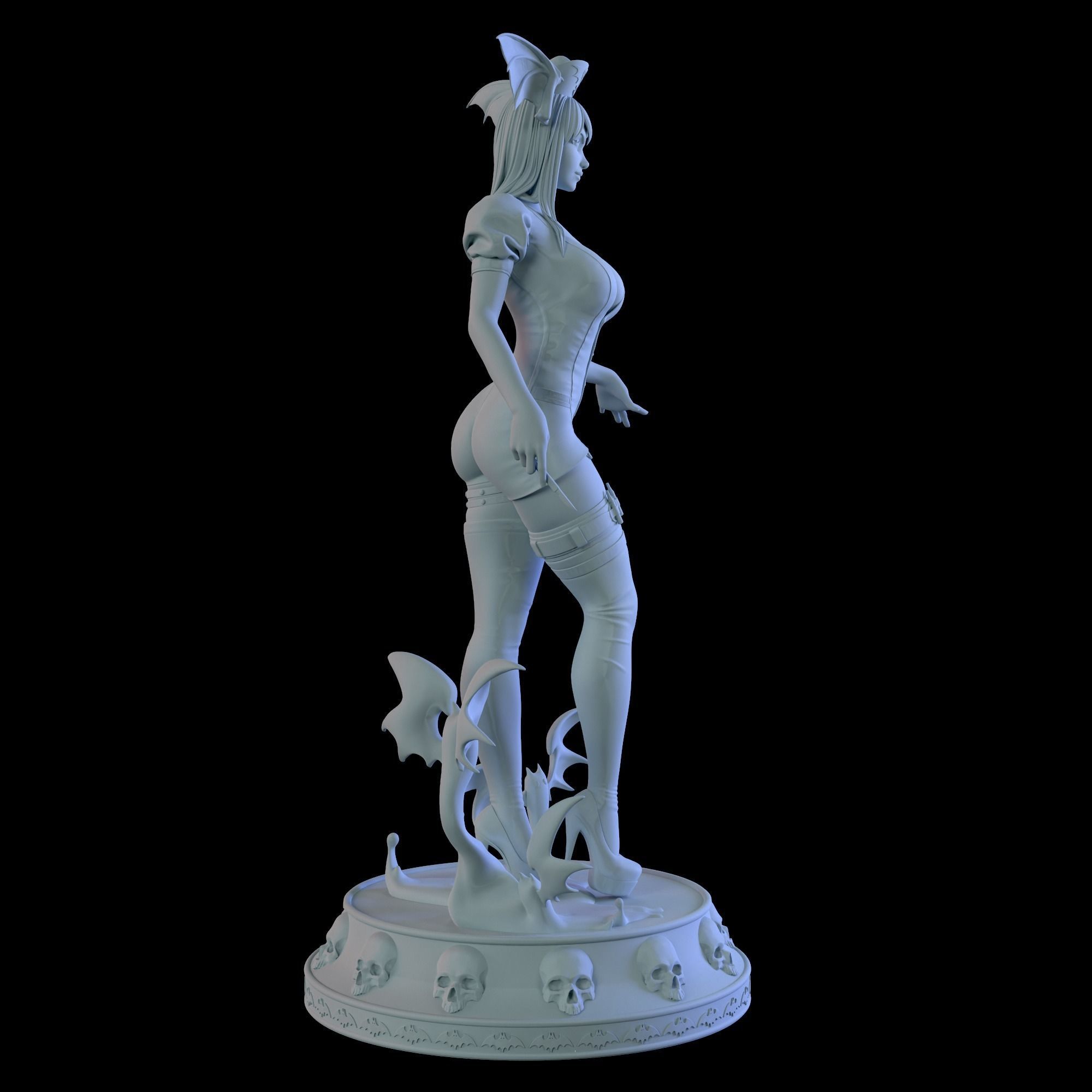 Nurse Morrigan Aensland 3D print model_24