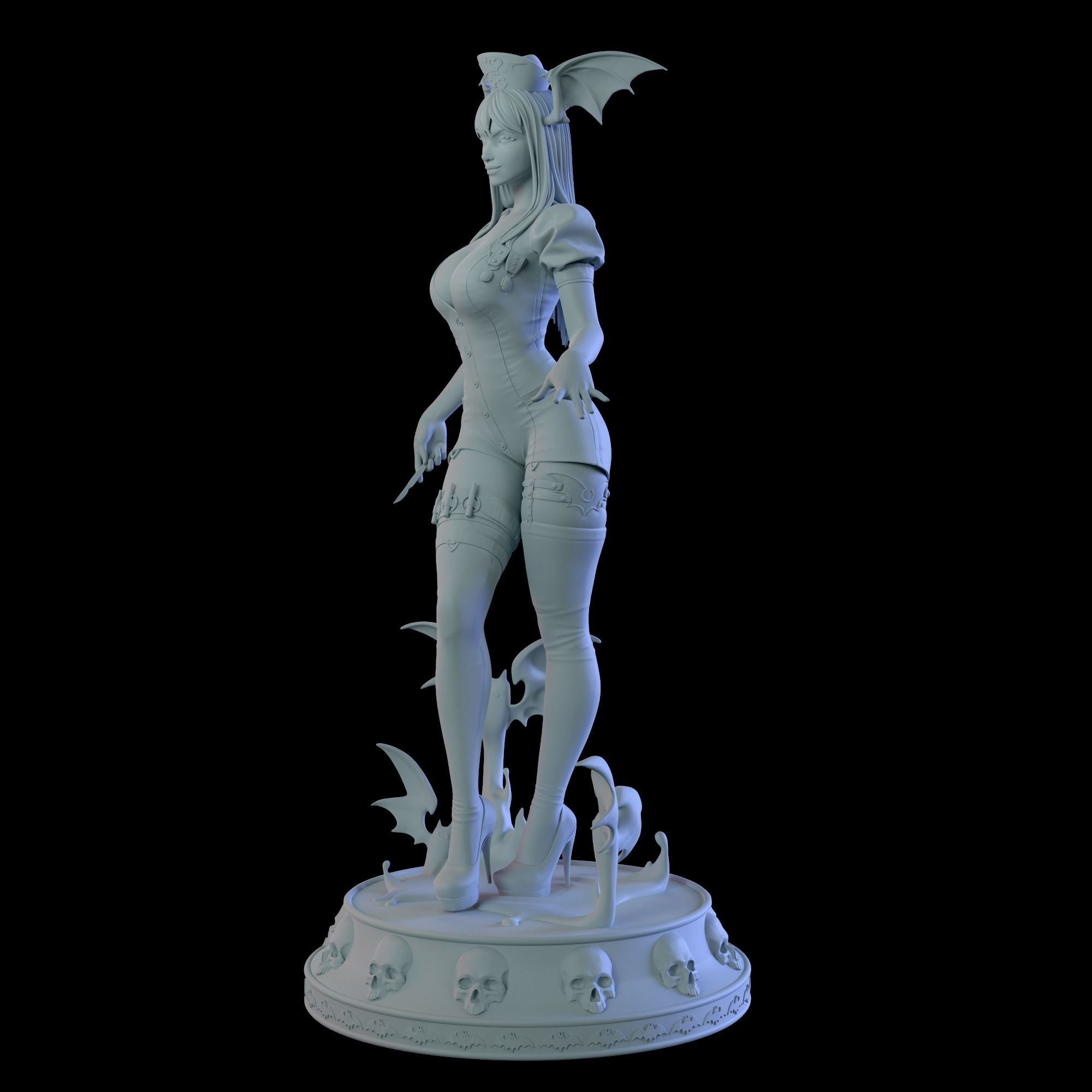 Nurse Morrigan Aensland 3D print model_33