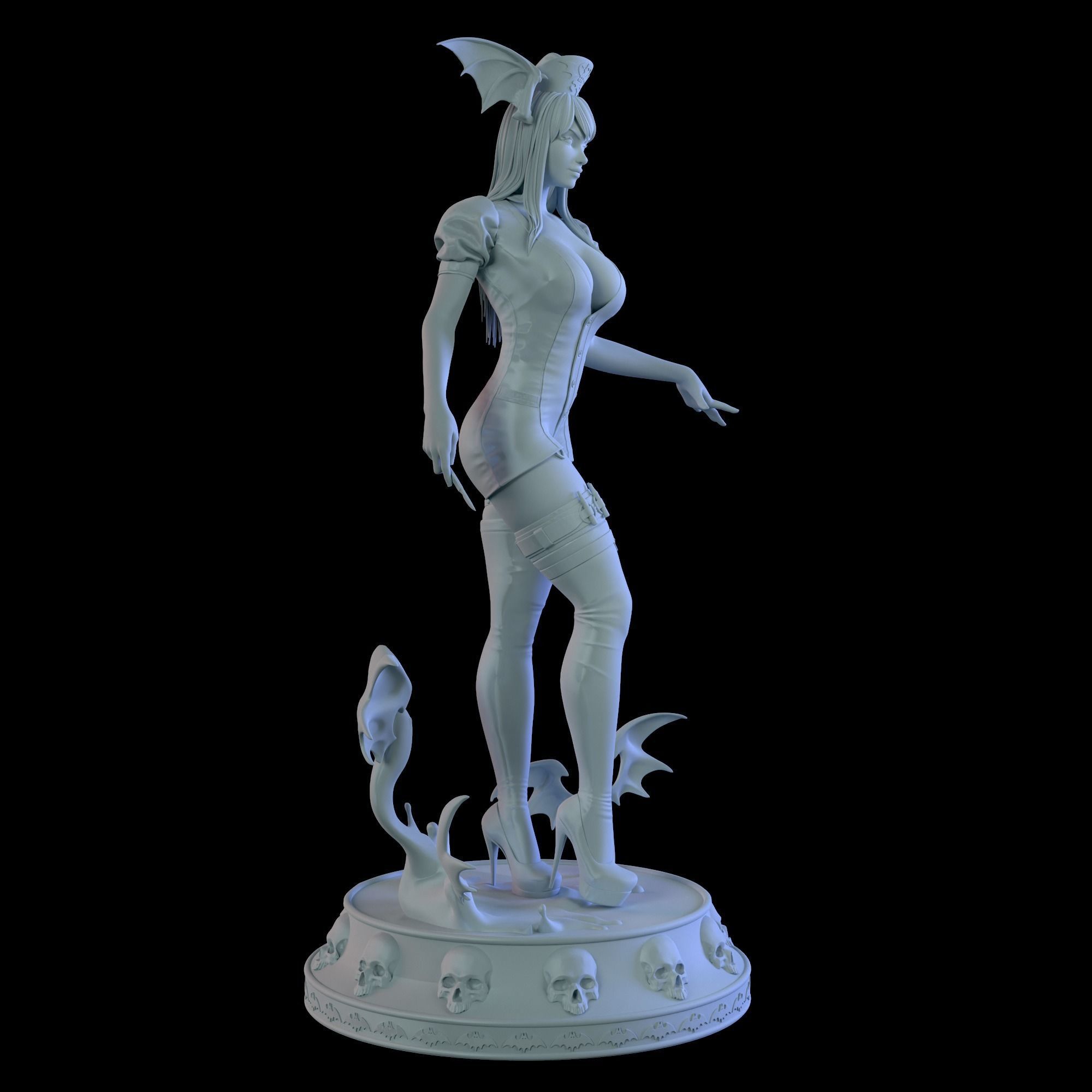 Nurse Morrigan Aensland 3D print model_15
